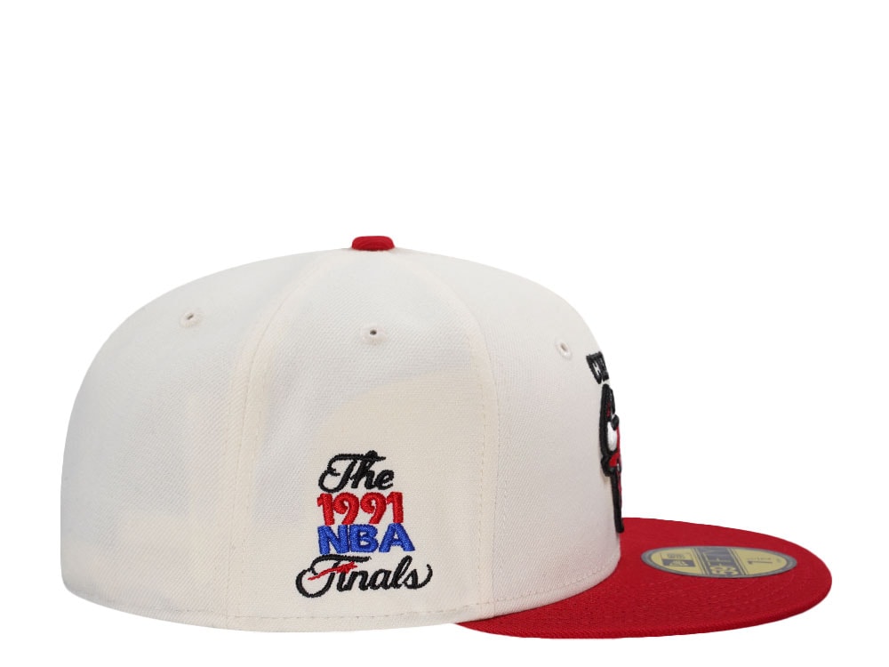 New Era Chicago Bulls NBA Finals 1991 Chrome Two Tone Edition 59Fifty Fitted Gorra