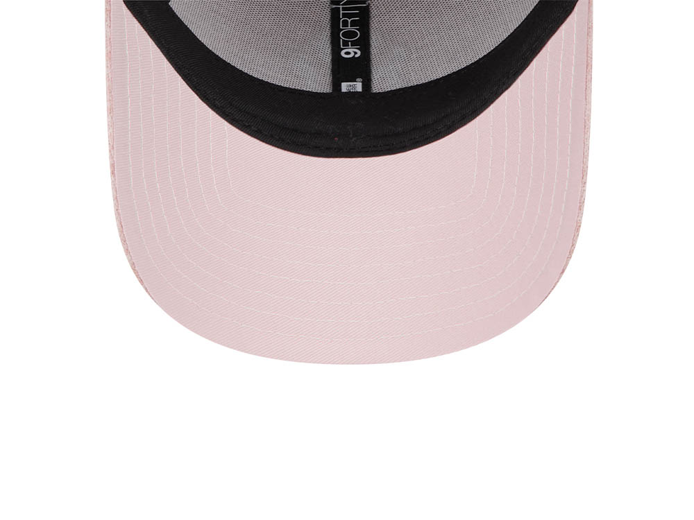New Era New York Yankees Fleece Pink Womens 9Forty Strapback Gorra