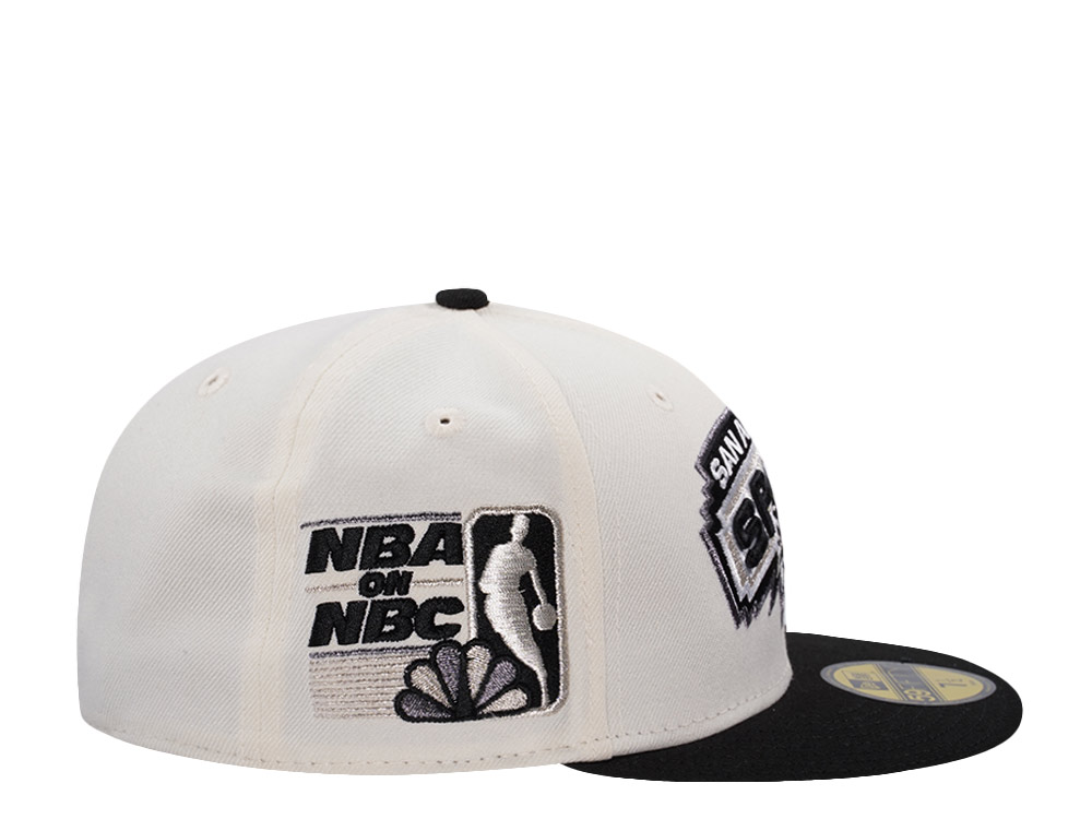 New Era San Antonio Spurs NBA on NBC Chrome Two Tone Edition 59Fifty Fitted Gorra