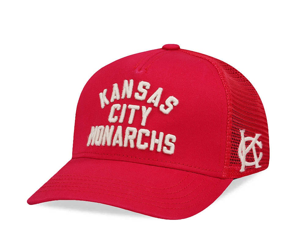 American Needle Kansas City Monarchs NL Valin Trucker Snapback Gorra