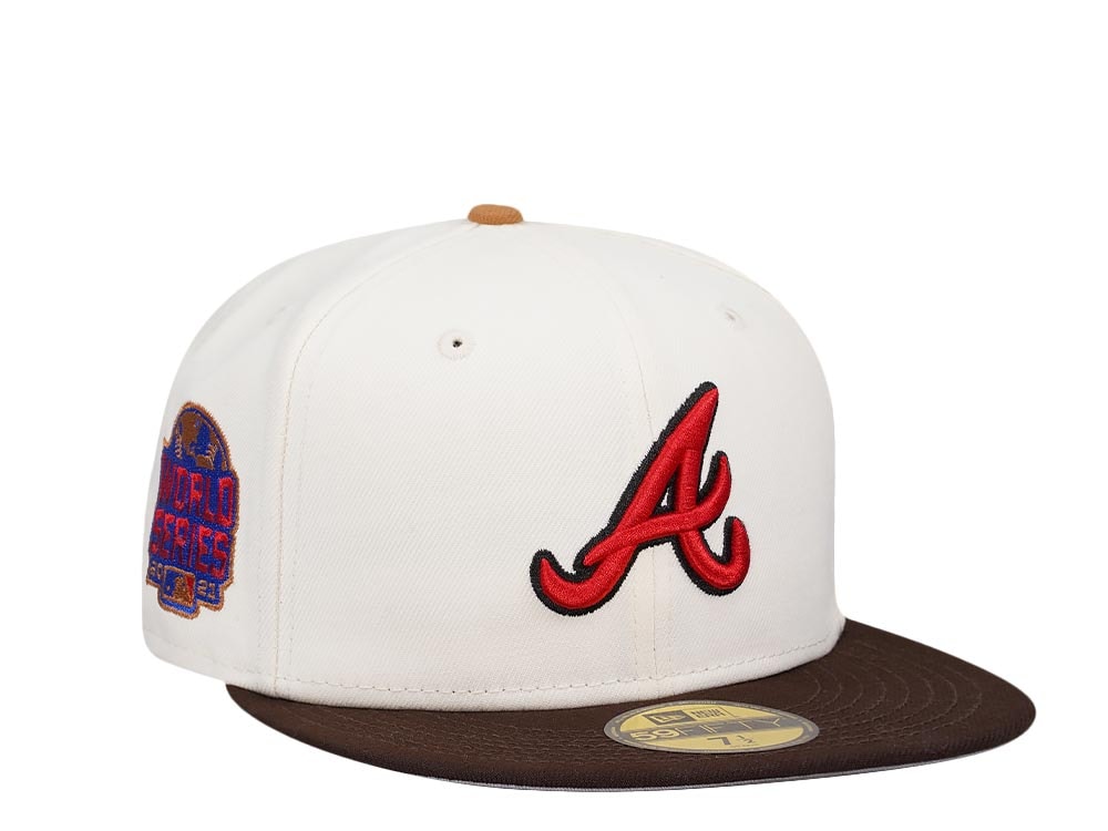 New Era Atlanta Braves World Series 2021 BBQ Two Tone Edition 59Fifty Fitted Gorra