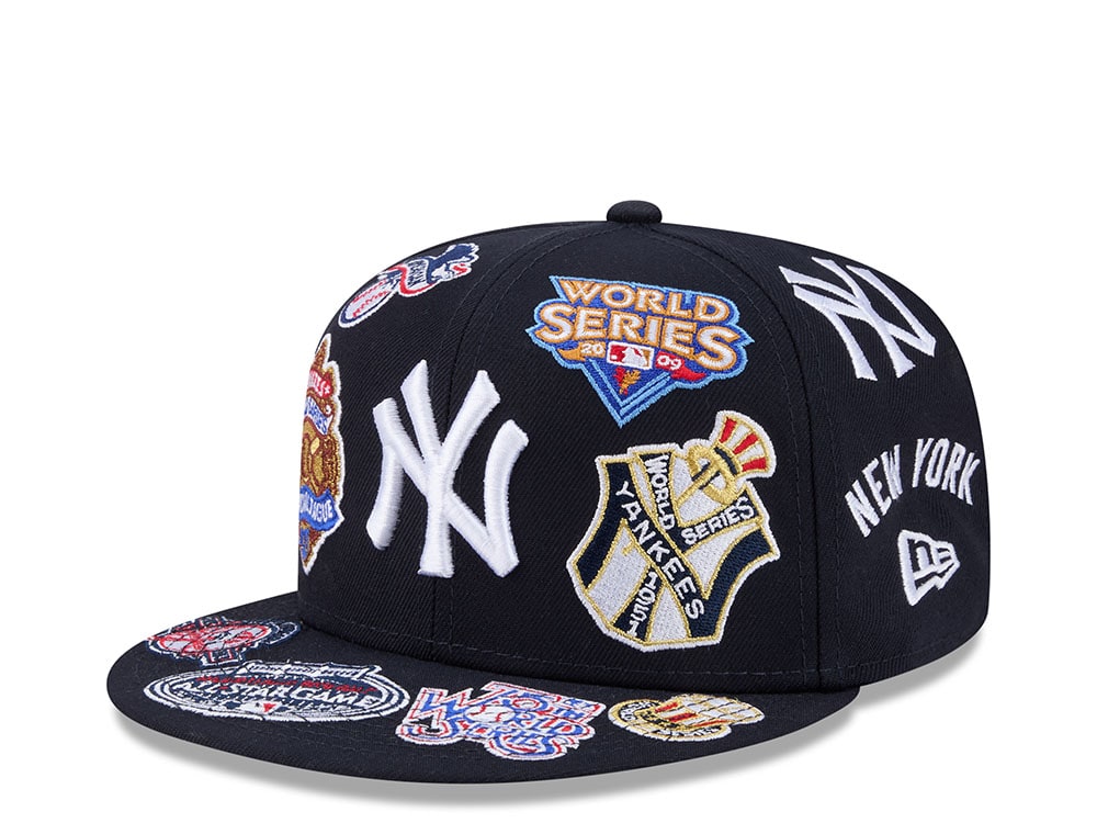 New Era New York Yankees All Over Navy Edition 59Fifty Fitted Gorra