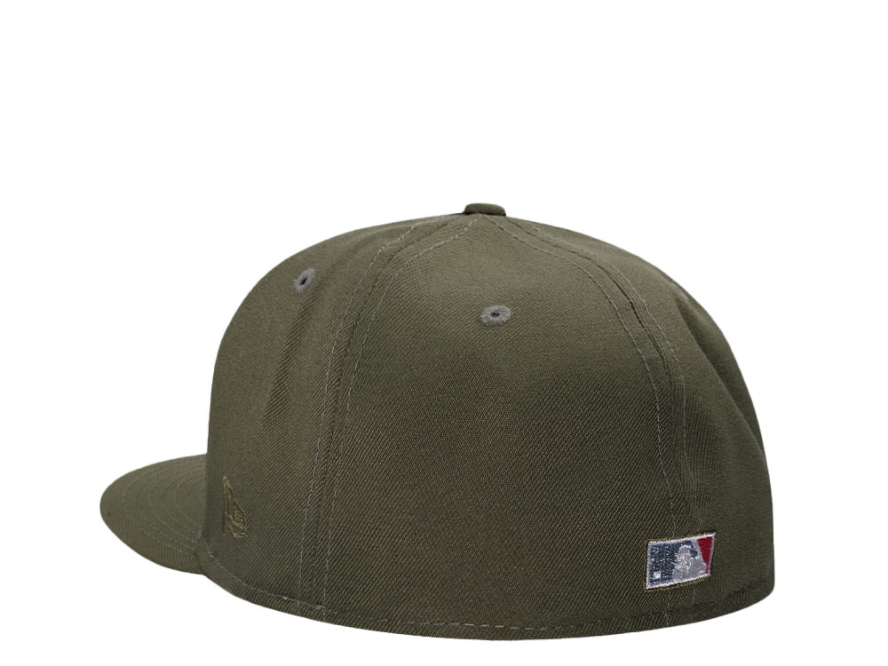 New Era Minnesota Twins 50 Seasons Olive Metallic Edition 59Fifty Fitted Gorra