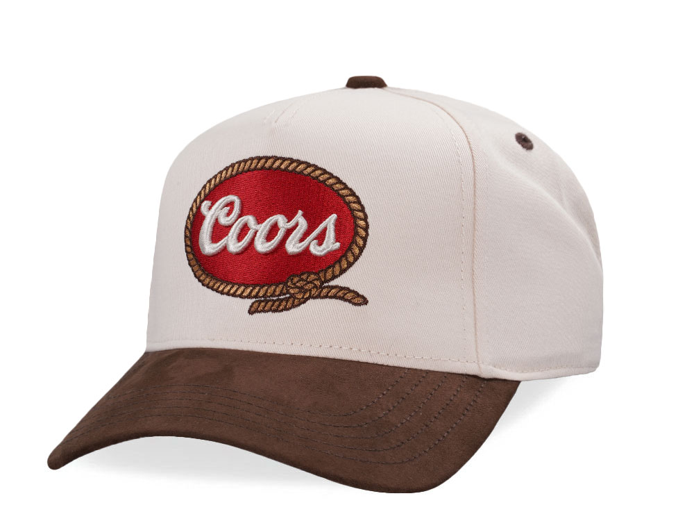 American Needle Coors Wrangler Ivory Snapback Gorra
