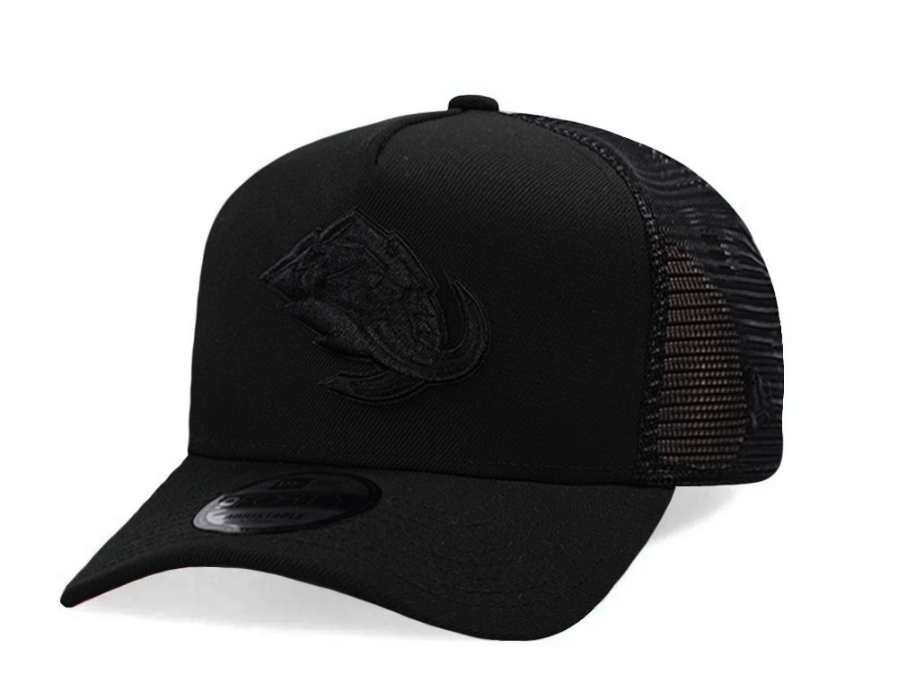 New Era Utah Mammoth Black Prime Edition 9Forty A Frame Trucker Snapback Gorra