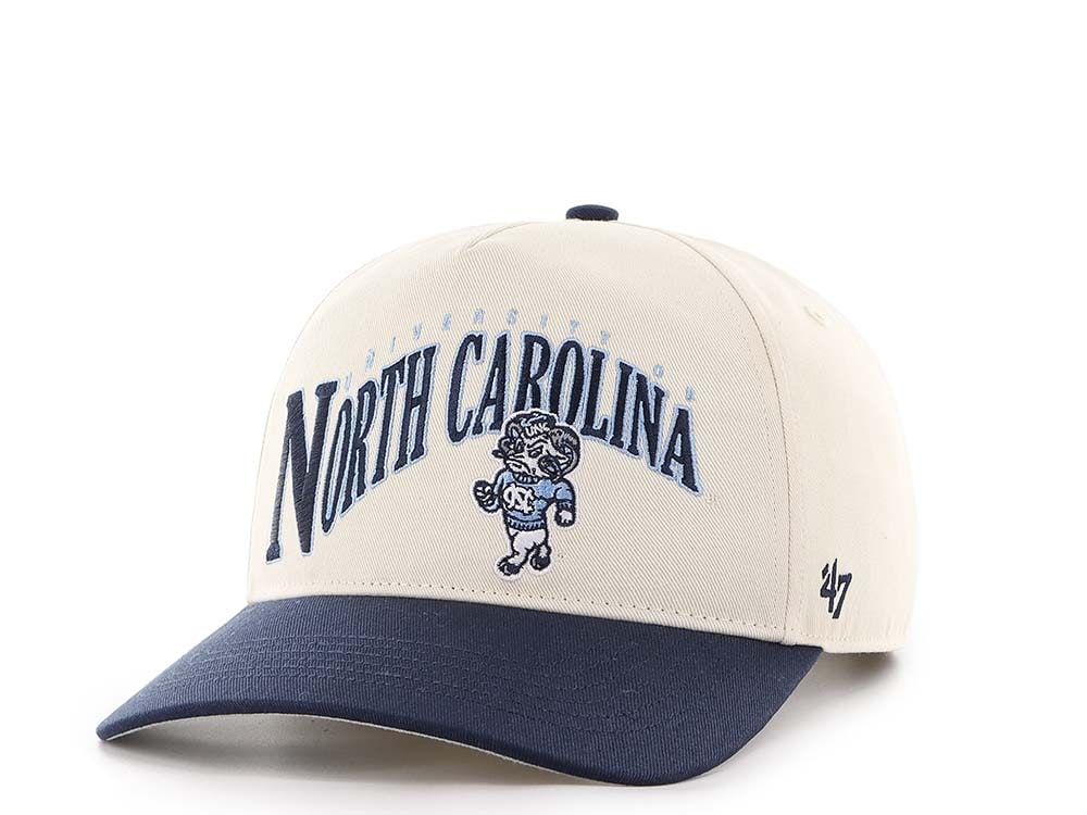 47Brand North Carolina Tar Heelss Natural Wave Hitch Snapback Gorra