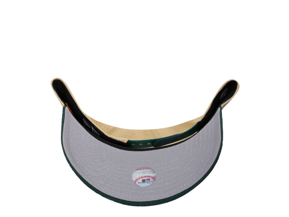 New Era Oakland Athletics Rickey Henderson Field Vegas Gold Two Tone 9Forty A Frame Snapback Gorra