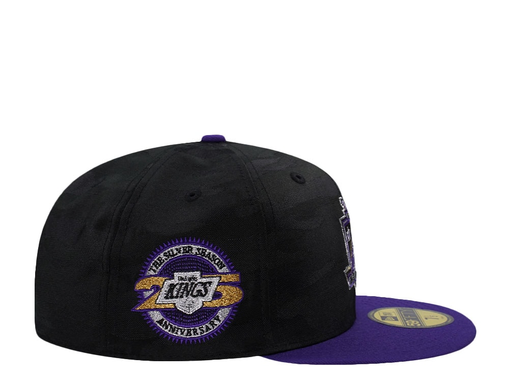 New Era Los Angeles Kings 25th Anniversary Black Two Tone Edition 59Fifty Fitted Gorra
