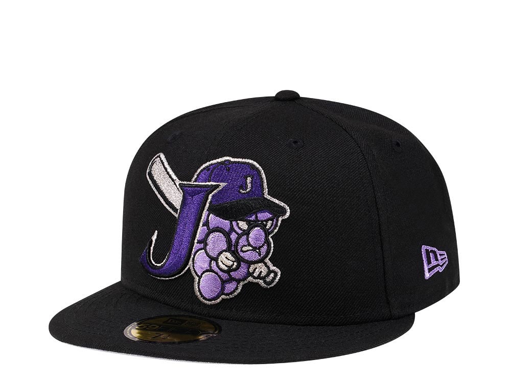 New Era Jamestown Jammers Black Edition 59Fifty Fitted Gorra