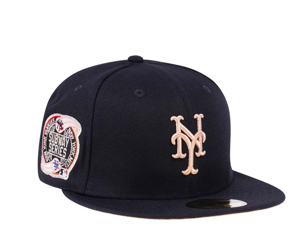 New Era New York Mets Subway Series 2000 Navy Peach Edition 59Fifty Fitted Gorra