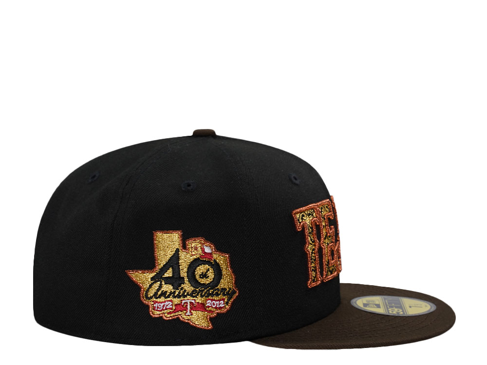 New Era Texas Rangers 40th Anniversary Walnut Two Tone Edition 59Fifty Fitted Gorra