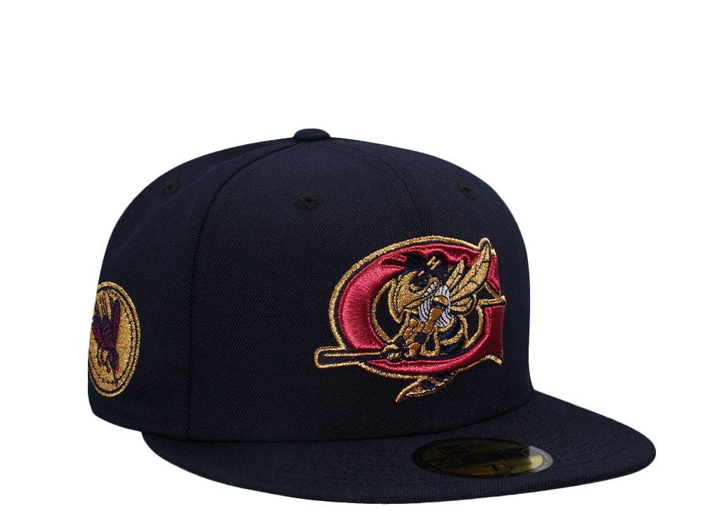 New Era Greenville Hornets Navy Metallic Edition 59Fifty Fitted Gorra