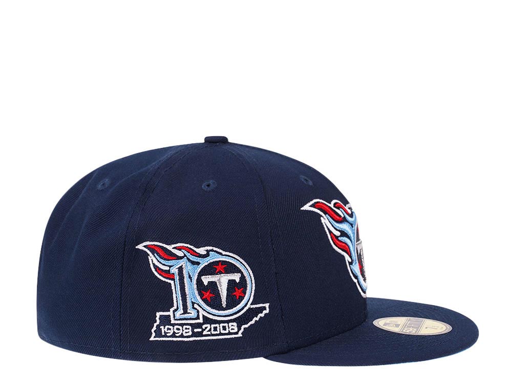 New Era Tennessee Titans 10th Anniversary Navy Edition 59Fifty Fitted Gorra
