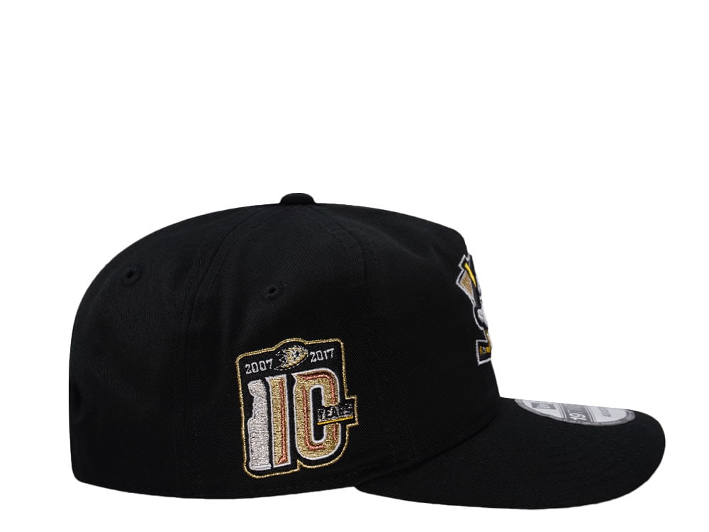 New Era Anaheim Ducks 10th Anniversary Black Prime Edition 19Twenty Snapback Gorra