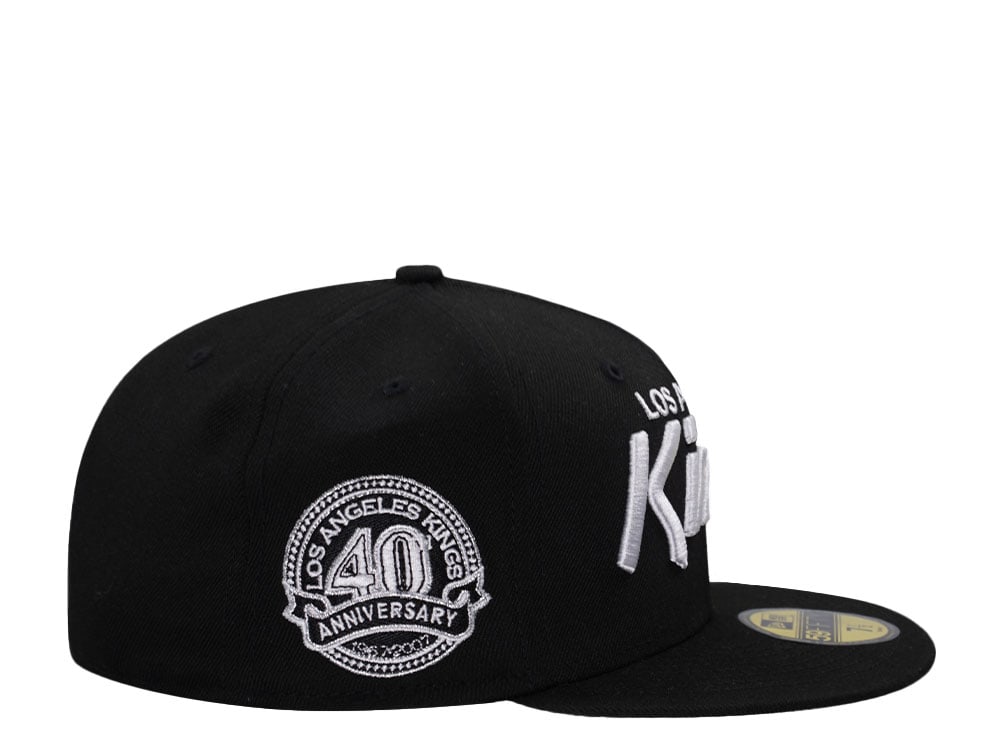 New Era Los Angeles Kings 40th Anniversary Script Prime Edition 59Fifty Fitted Gorra