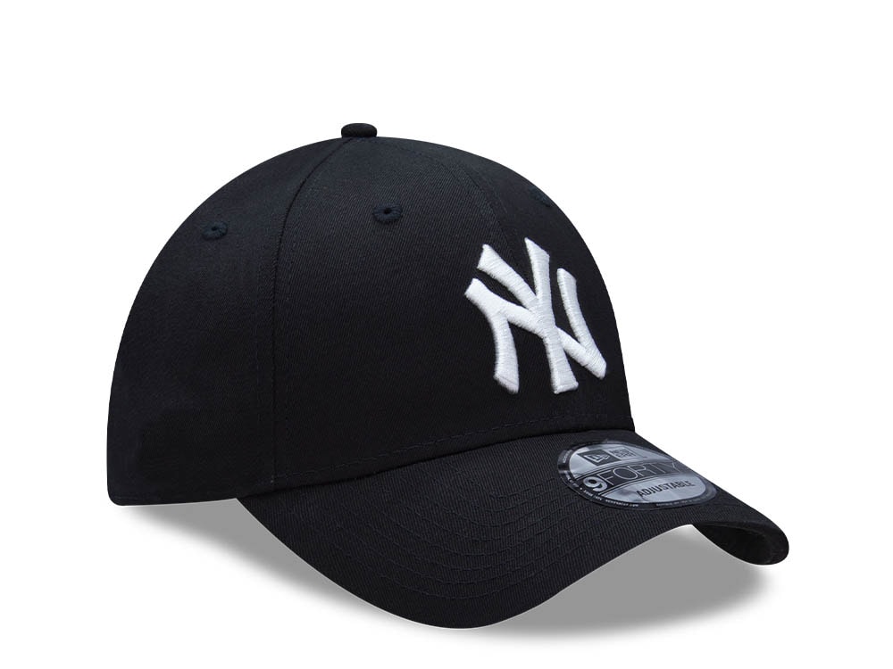 New Era New York Yankees League Basic Black 9forty Snapback Gorra