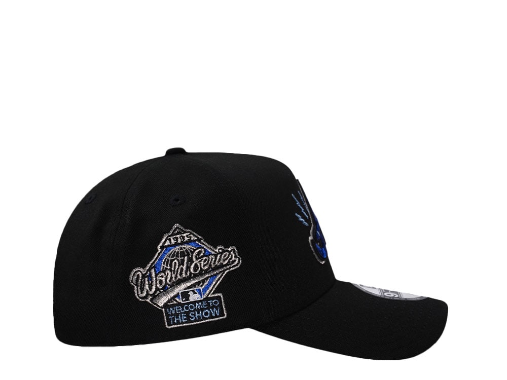 New Era Atlanta Braves World Series 1995 Black Prime Edition 9Forty A Frame Snapback Gorra
