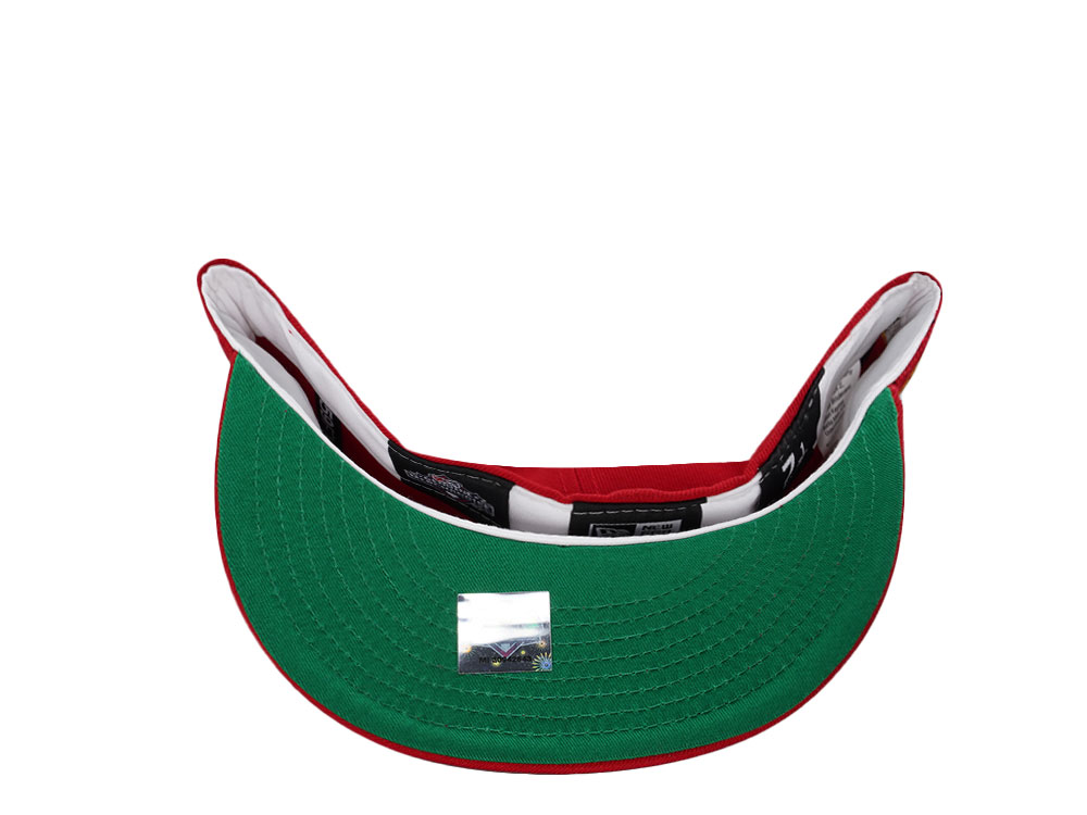New Era Michigan Battle Cats Midwest League Red Prime Edition 59Fifty Fitted Gorra