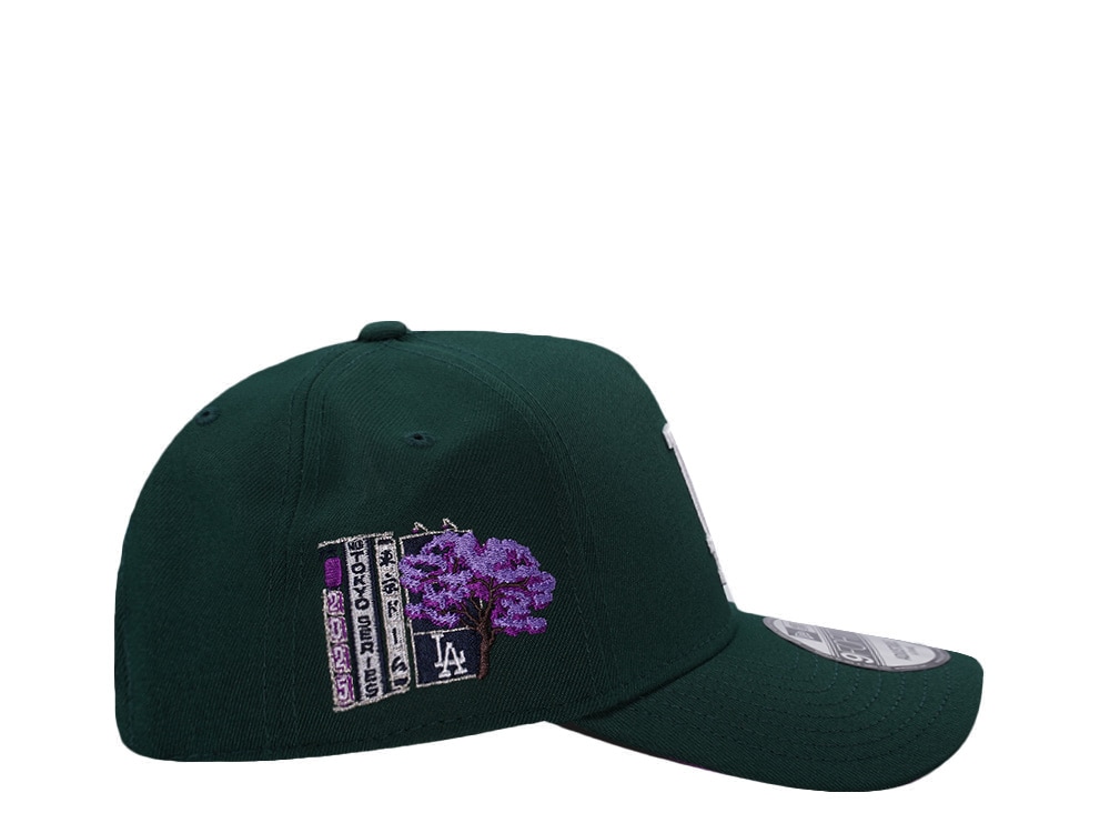 New Era Los Angeles Dodgers Tokyo Series 2025 Dark Green Prime Edition 9Forty A Frame Snapback Gorra