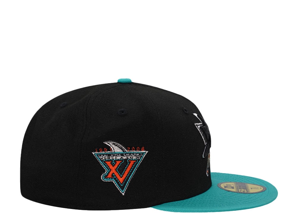New Era San Jose Sharks 15th Season Throwback Two Tone Edition 59Fifty Fitted Gorra