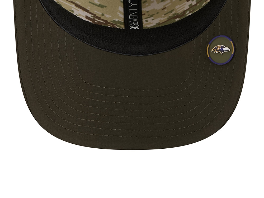 New Era Baltimore Ravens Salute To Service 2025 9Seventy Snapback Gorra