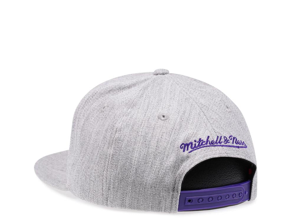 Mitchell & Ness Toronto Raptors Heather Red Line Flex Snapback Gorra