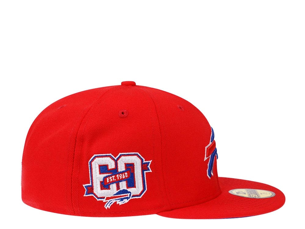 New Era Buffalo Bills 60th Anniversary Red Edition 59Fifty Fitted Gorra