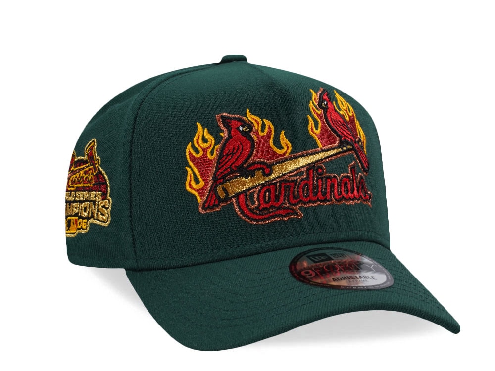 New Era St. Luis Cardinals World Series Champions 2006 Green Classic Edition 9Forty A Frame Snapback Gorra