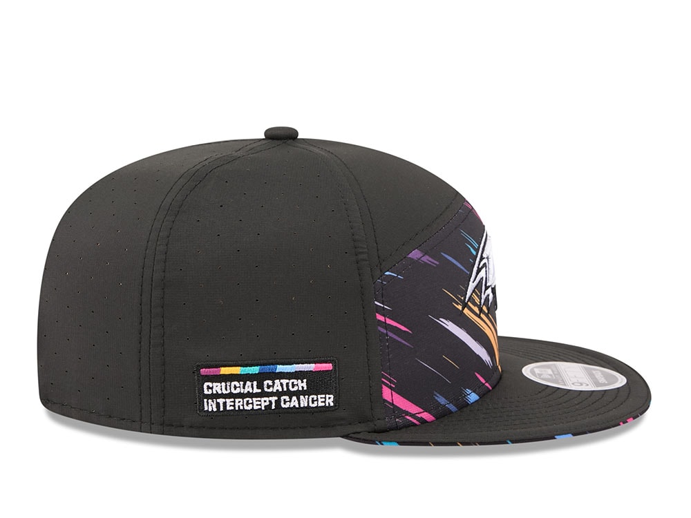 New Era Baltimore Ravens Crucial Catch 2026 Black Edition 9Fifty Split Panel Snapback Gorra