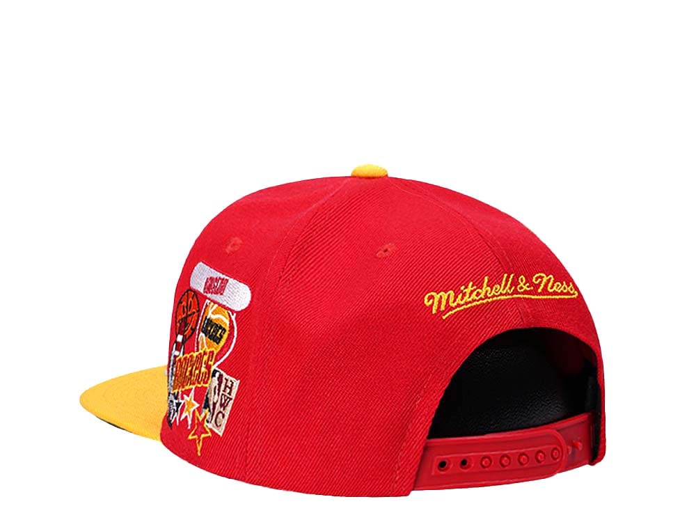 Mitchell & Ness Houston Rockets Patch Overload Hardwood Classic Snapback Gorra
