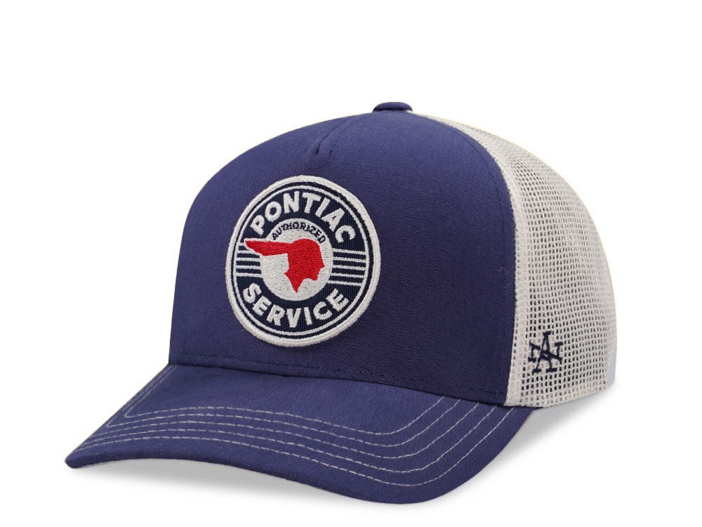 American Needle GM Pontiac Valin Navy Edition Trucker Snapback Gorra
