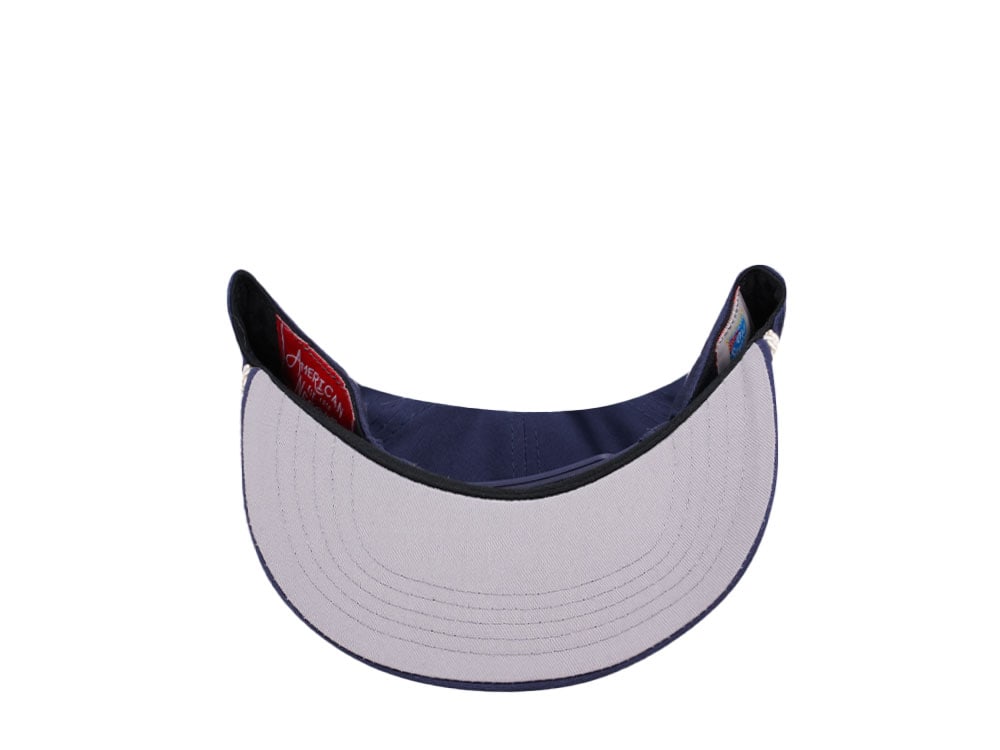 American Needle Old Style Canvas Cappy Navy Casual Snapback Gorra