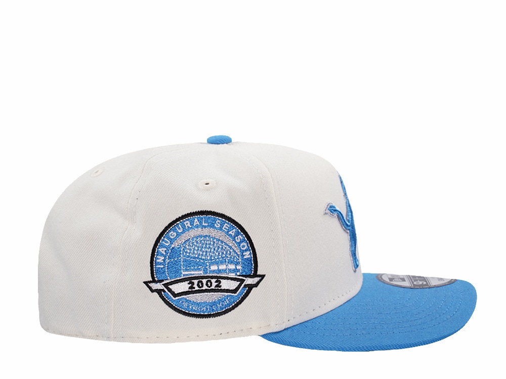 New Era Detroit Lions Inaugural Season Chrome Two Tone Edition 9Fifty A Frame Snapback Gorra