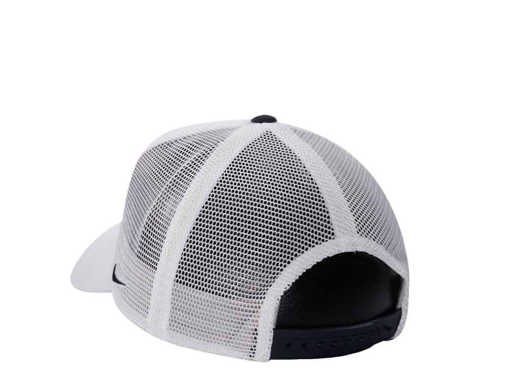 Nike New York Yankees Primetime Dri-Fit Rise White Edition Trucker Snapback Gorra