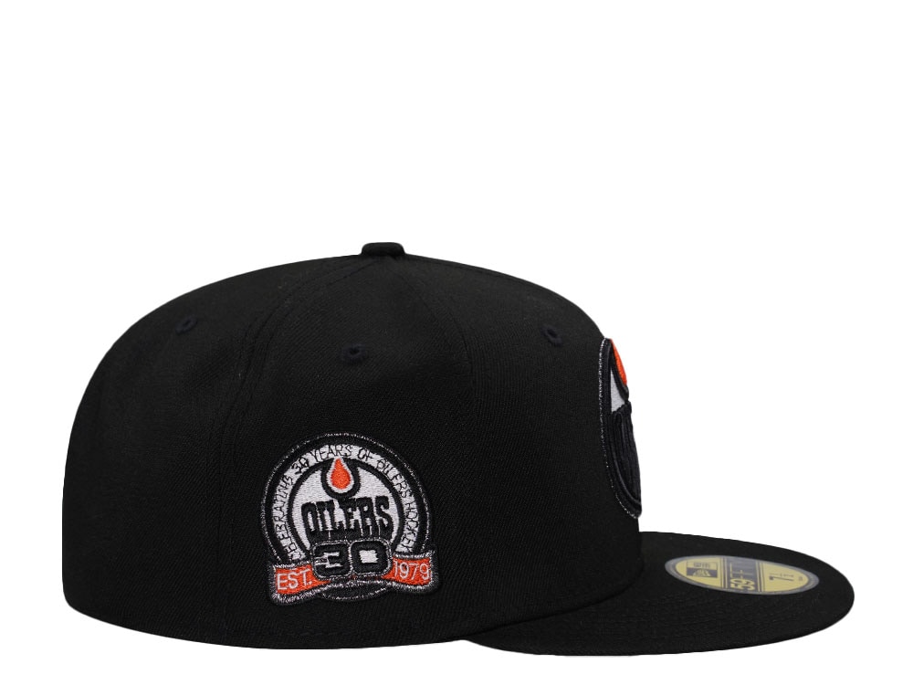 New Era Edmonton Oilers 30th Anniversary Metallic Prime Edition 59Fifty Fitted Gorra