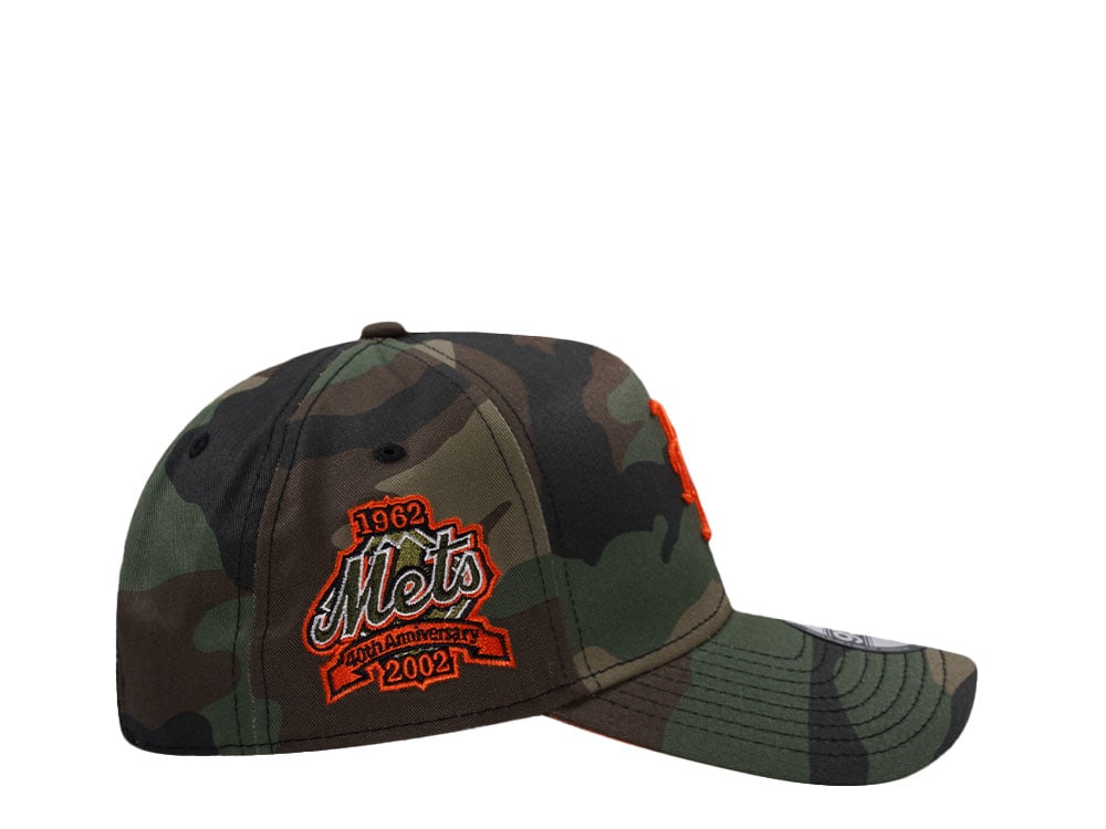 New Era New York Mets 40th Anniversary Camo Edition 9Forty A Frame Snapback Gorra