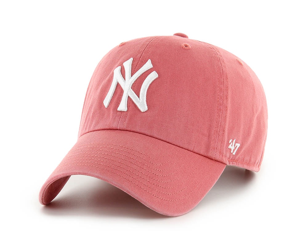 47 Brand New York Yankees Coral Edition Clean Up Strapback Gorra