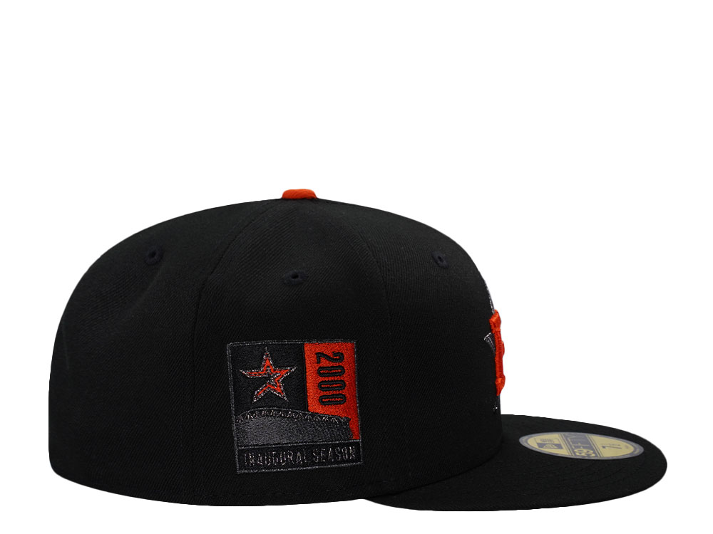 New Era Houston Astros Inaugural Season 2000 Black Rose Prime Edition 59Fifty Fitted Gorra
