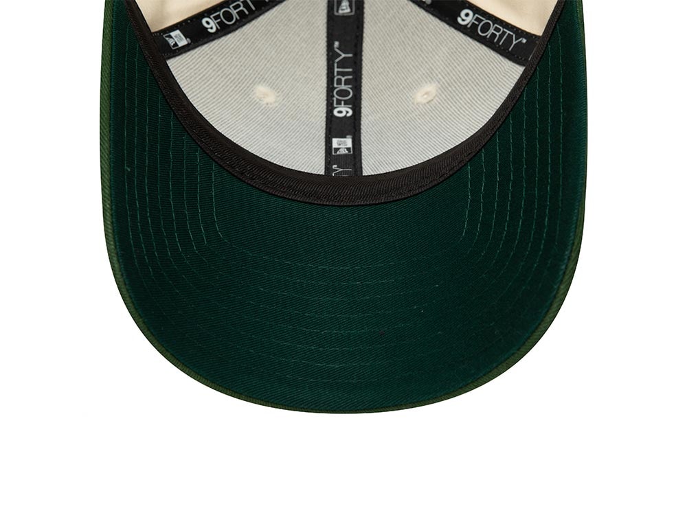 New Era Oakland Athletics Cream Two Tone Edition 9Forty Strapback Gorra
