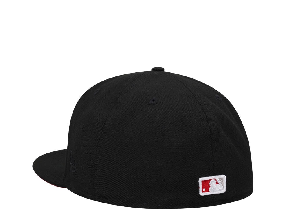 New Era Minnesota Twins Bomba Squad Black and Red Metallic Edition 59Fifty Fitted Gorra