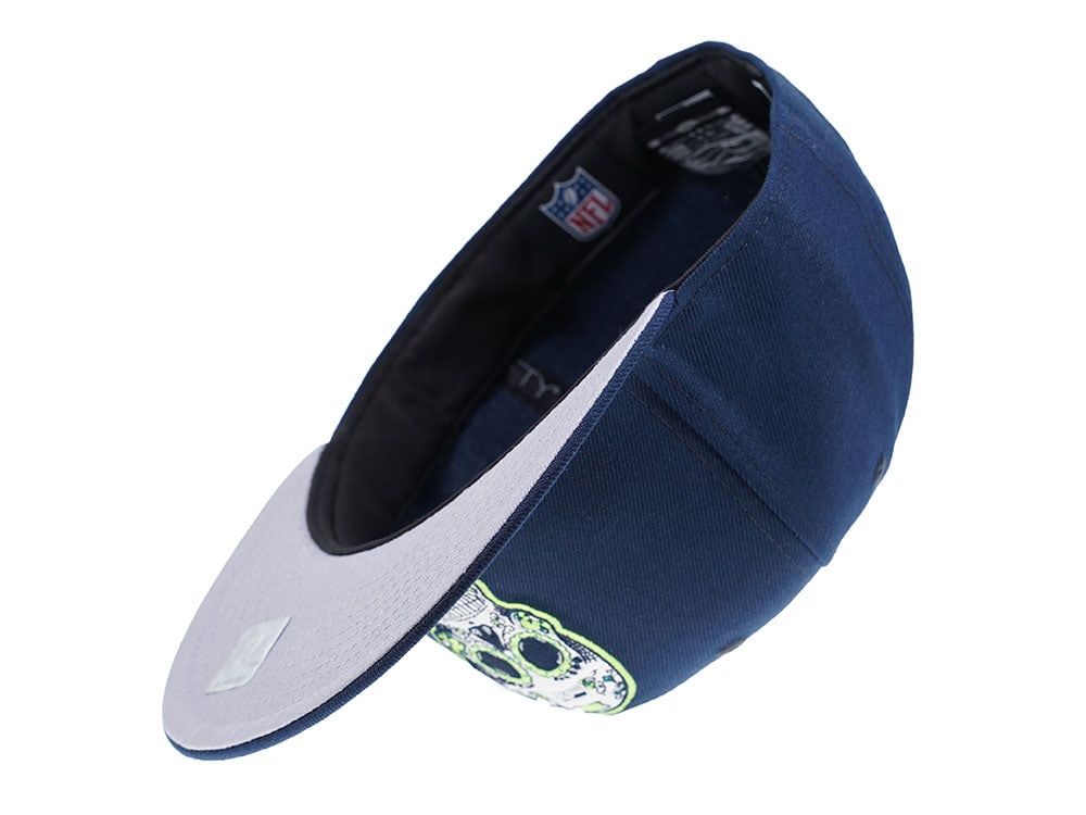 New Era Seattle Seahawks Skull Edition 59Fifty Fitted Gorra