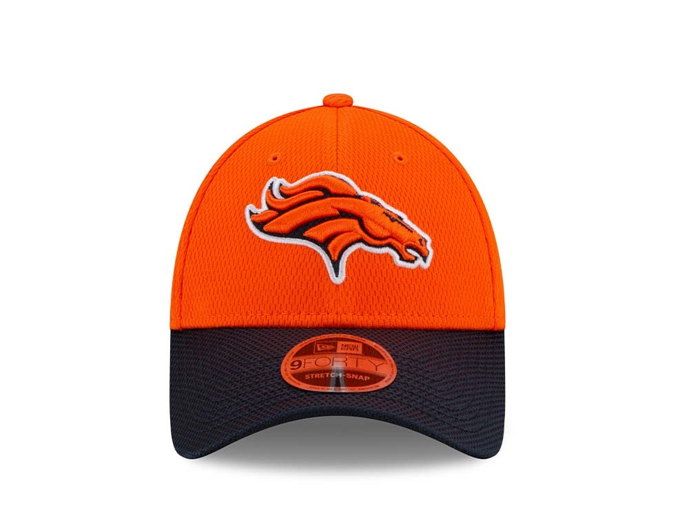 New Era Denver Broncos Road Sideline 9Forty Stretch Snapback Gorra