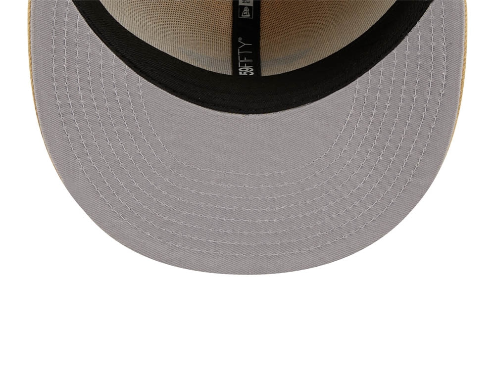 New Era Houston Astros 45th Anniversary Raffia Front Vegas Gold Edition 59Fifty Fitted Gorra