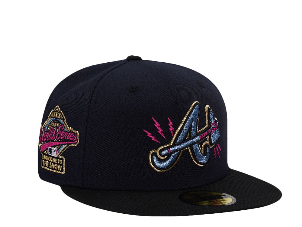 New Era Atlanta Braves World Series 1995 Black Prime Edition 59Fifty Fitted Gorra