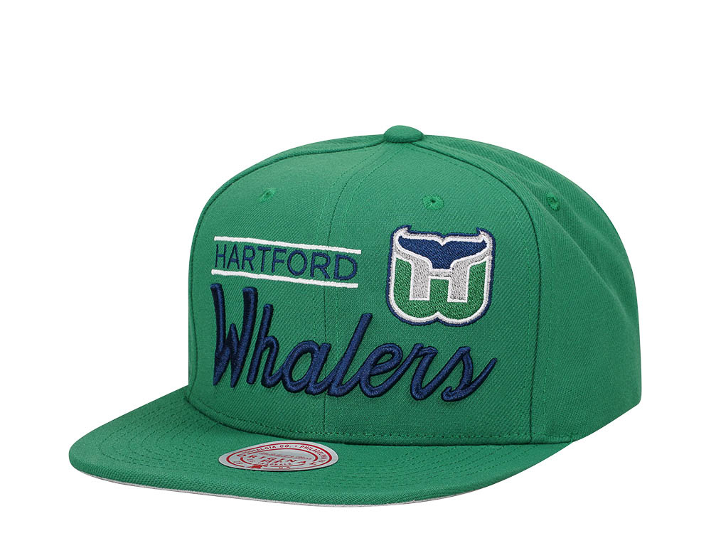 Mitchell & Ness Hartford Whalers Lock Up Vintage  Snapback Gorra