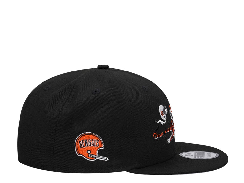 New Era Cincinnati Bengals All Black Prime Edition 9Fifty Snapback Gorra