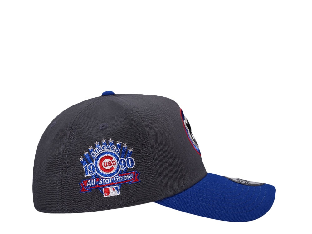 New Era Chicago Cubs All Star Game 1990 Gray Two Tone Edition 9Forty A Frame Snapback Gorra