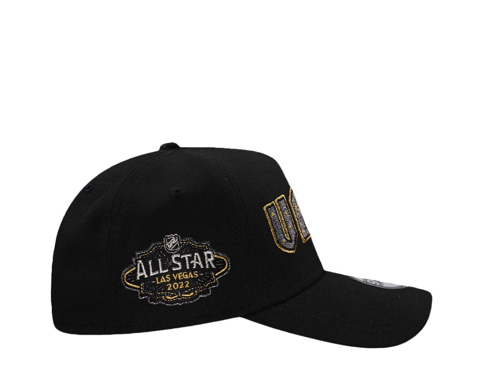 New Era Vegas Golden Knights All Star Game 2022 Black Prime Edition 9Forty A Frame Snapback Gorra