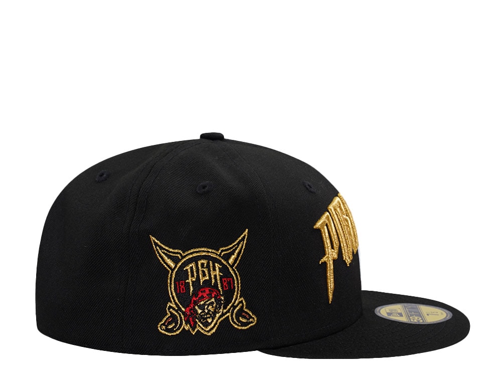 New Era Pittsburgh Pirates National League Debut 1887 Black Prime Edition 59Fifty Fitted Gorra
