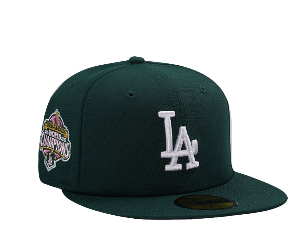 New Era Los Angeles Dodgers World Series 2025 Dark Green Prime Edition 59Fifty Fitted Gorra